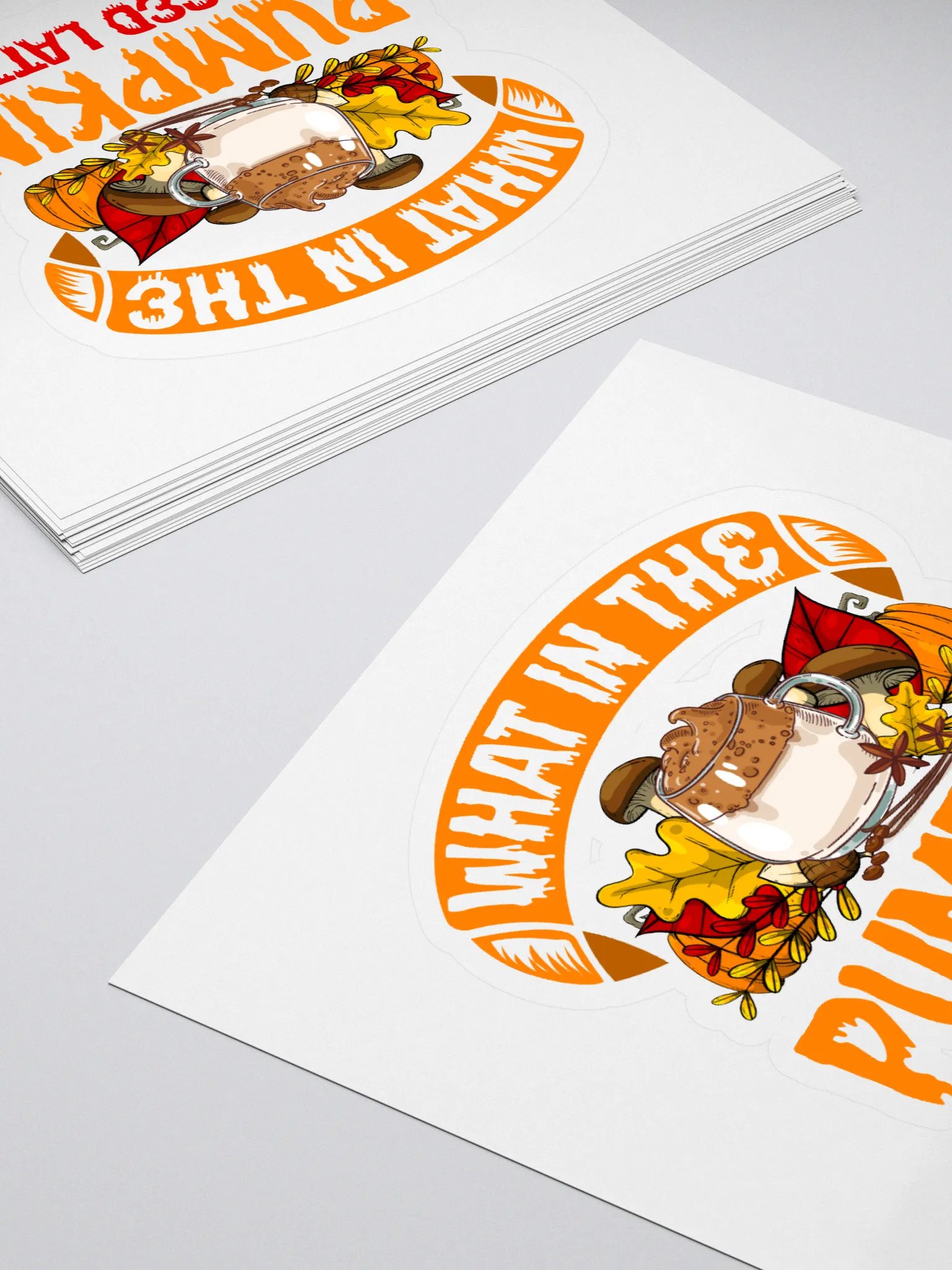 What In The Pumpkin Spiced Latte Sticker product image (4)