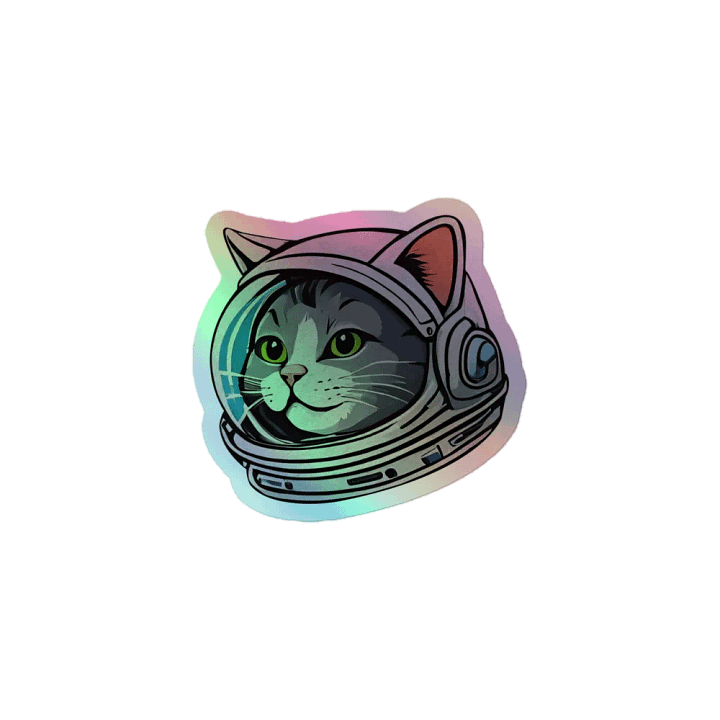 AstroCat Holographic Sticker Sheet product image (1)
