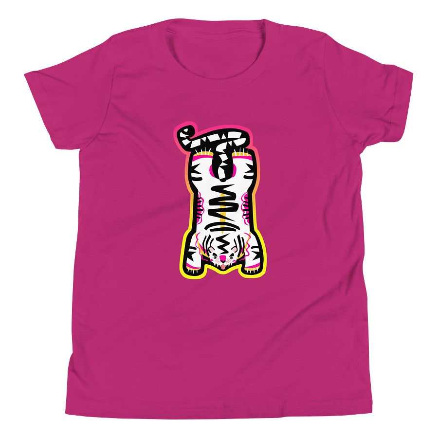 Electric Tiger in White - Youth T-shirt product image (1)
