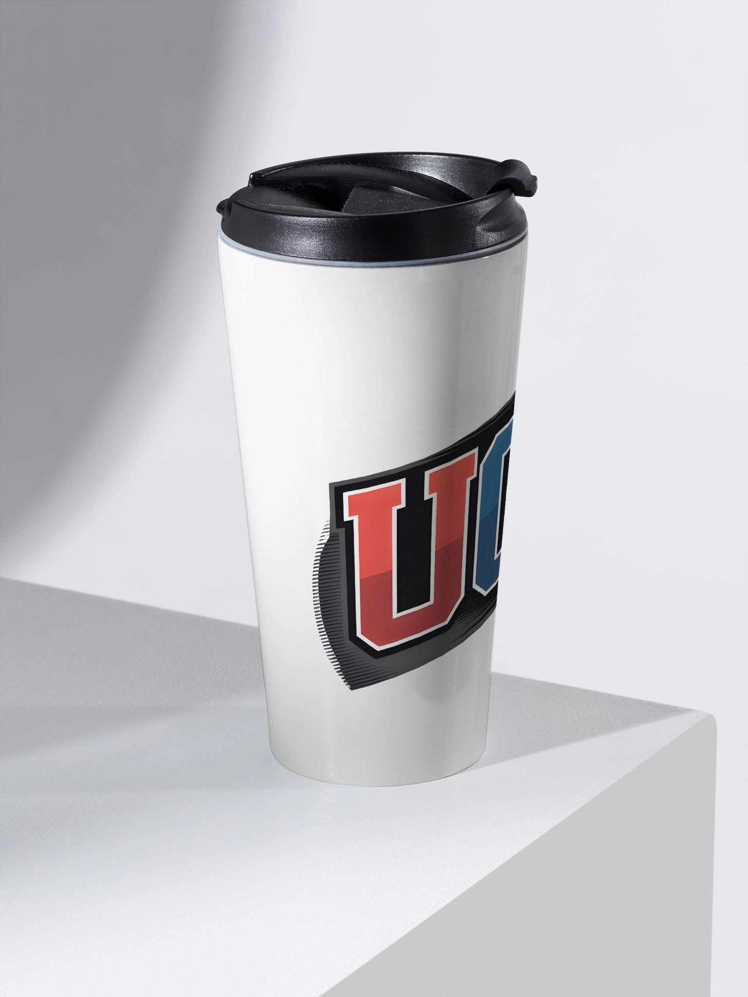UGA Bold Letter Stainless Steel Travel Mug product image (2)