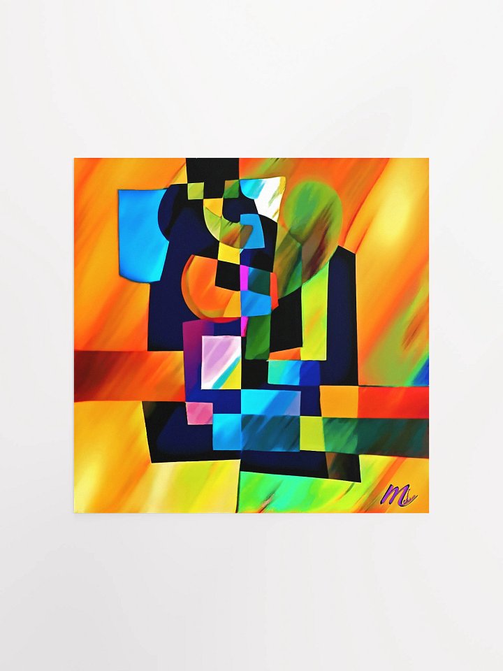Dynamic Geometric Harmony Poster/Acrylic Digital Art product image (4)