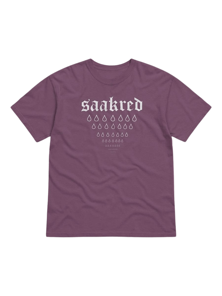 Saakred Tears Tee (purple) product image (1)