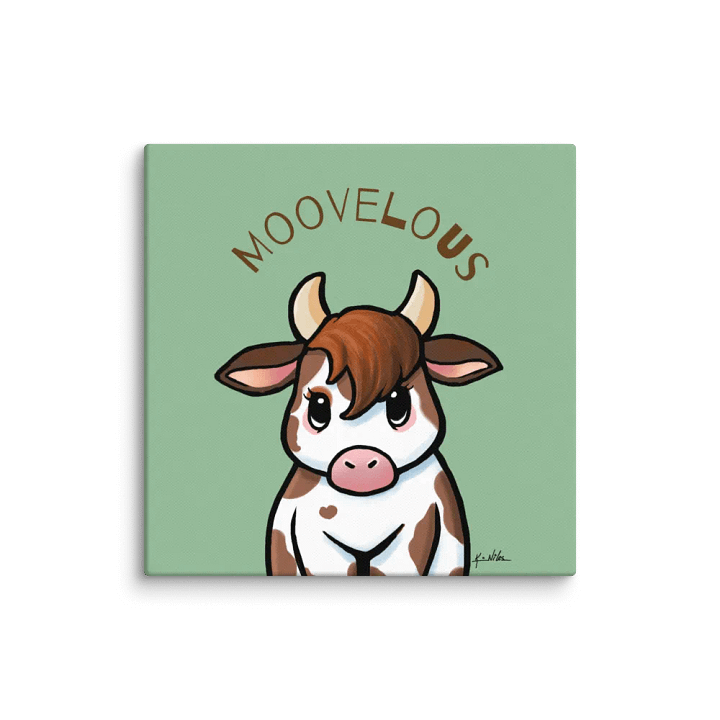 Moo-velous Cow Canvas product image (3)