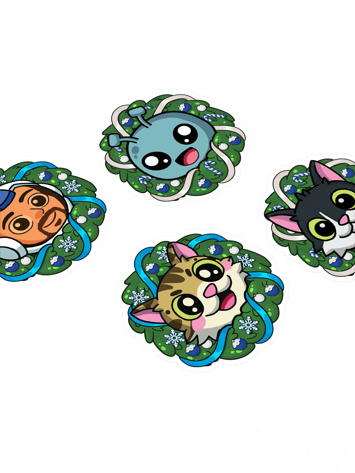 wreath sticker bundle product image (2)