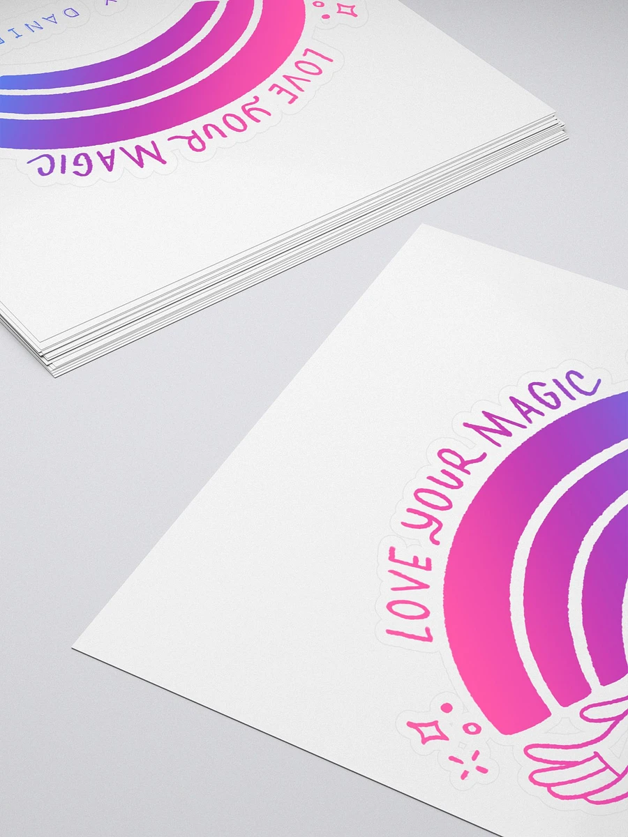 LOVE YOUR MAGIC RAINBOW STICKER (OMBRE) product image (4)