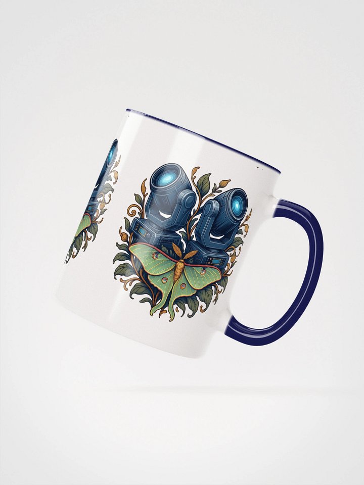 Theatrically Jerry: "Luna Moth" Moving Head Light Ceramic Mug product image (1)