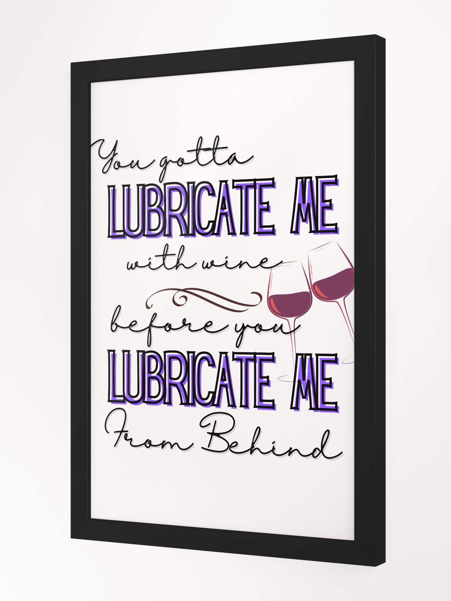 Lubrication Lamb Motto Framed Painting product image (2)