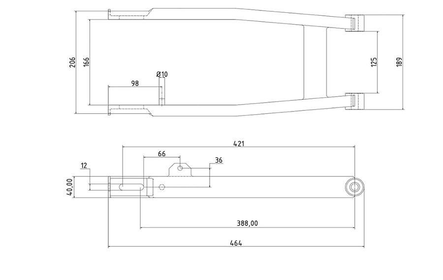 ZT-Tuning Kastenschwinge - Schwarz product image (5)