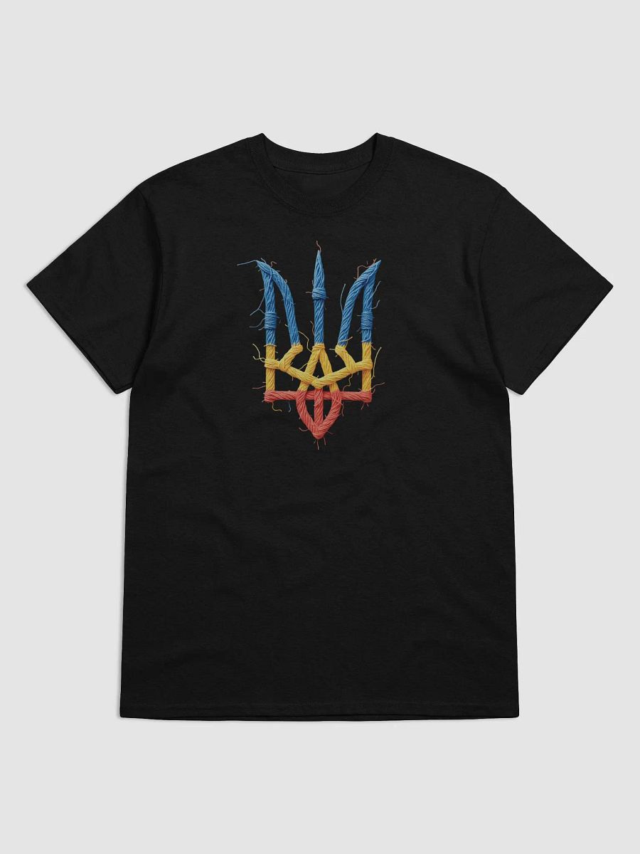 Vintage Support Ukraine Flag | Ukrainian Trident | Stand with Ukraine T-Shirt product image (2)