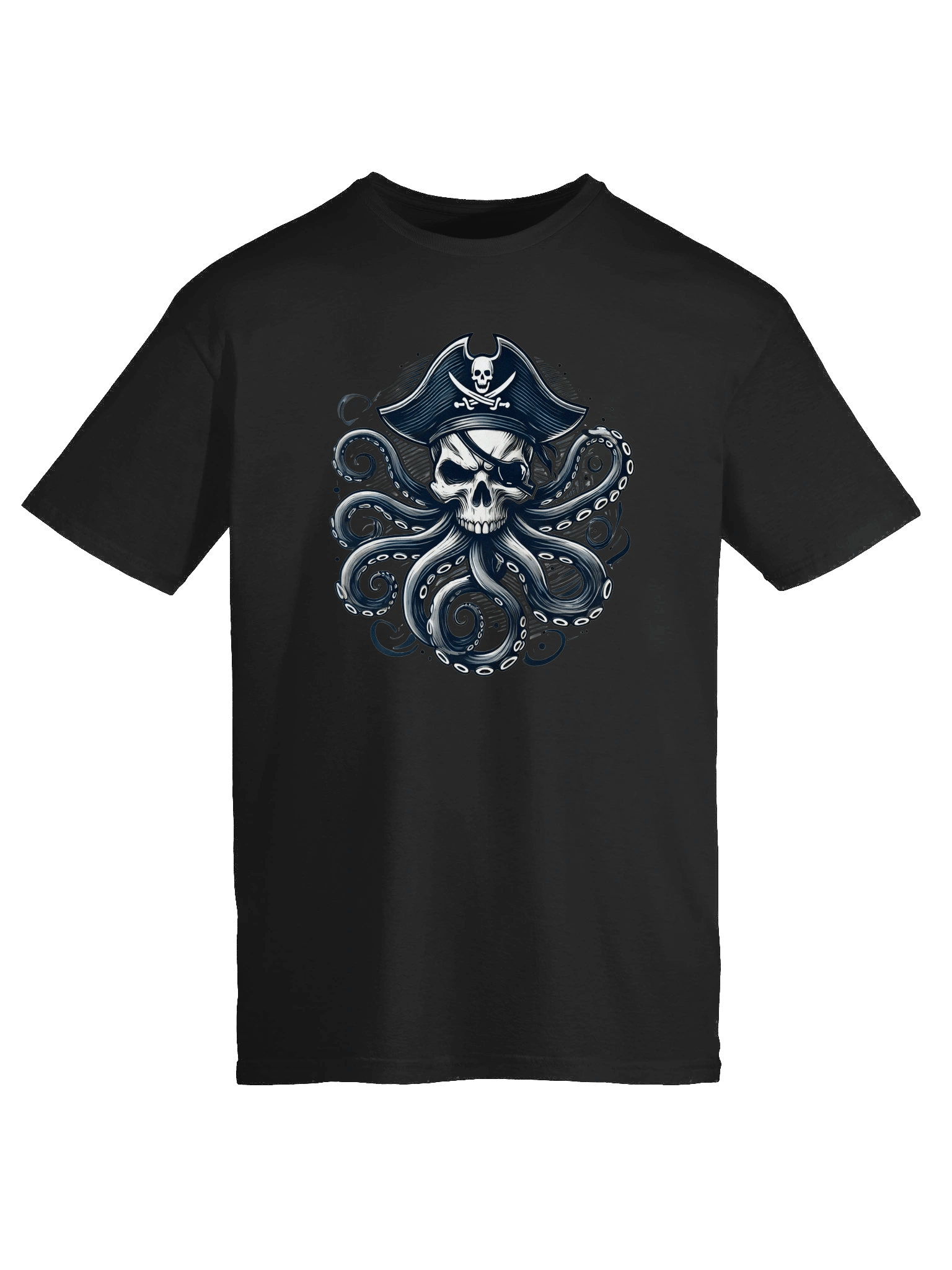 Pirate Skull Octopus T-Shirt product image (2)