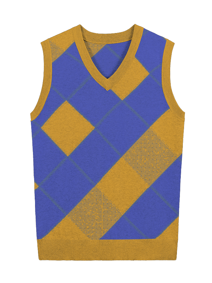 Classic Grandpa Argyle Sweater Vest product image (1)