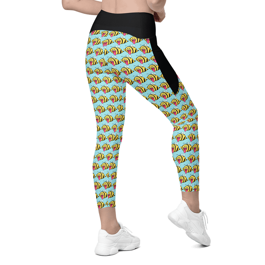 Boo-Bees Leggings w/Pockets (Blue) product image (9)