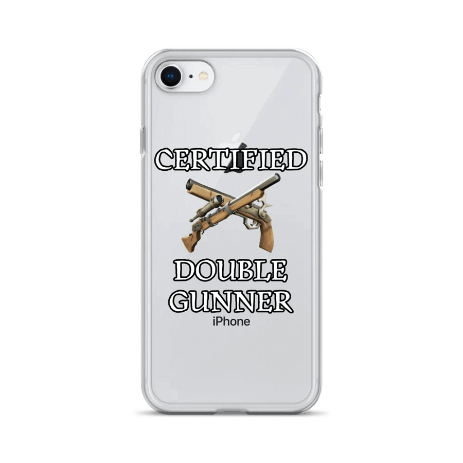 Certified Double Gunner iPhone Case Clear product image (1)
