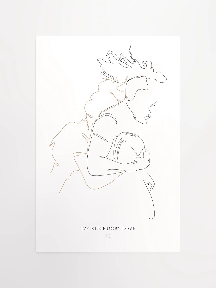 Women Rugby Tackling Poster product image (10)
