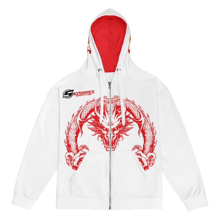 Red Dragon 5 Zip Hoodie product image (1)