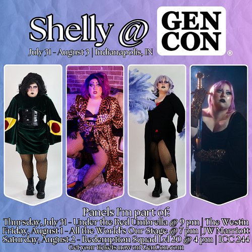 In just a few weeks I'll be back in Indy for my second GenCon. This time you'll see me on panels, liveplays, and all over the...