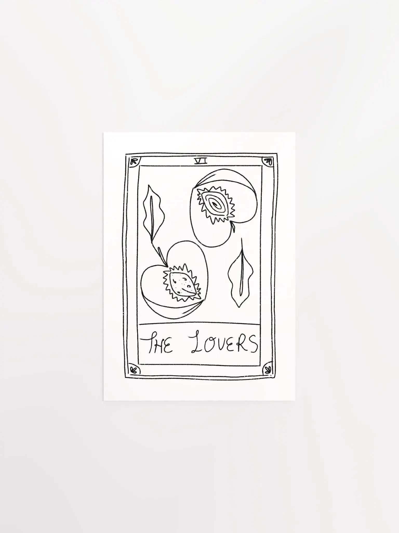 The Peach Lovers Art Print product image (1)