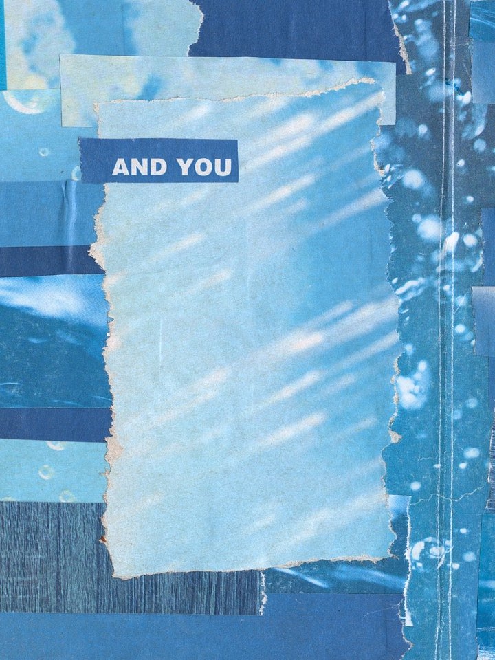 with whirlwind love & sun-drenched ease — collage print product image (2)