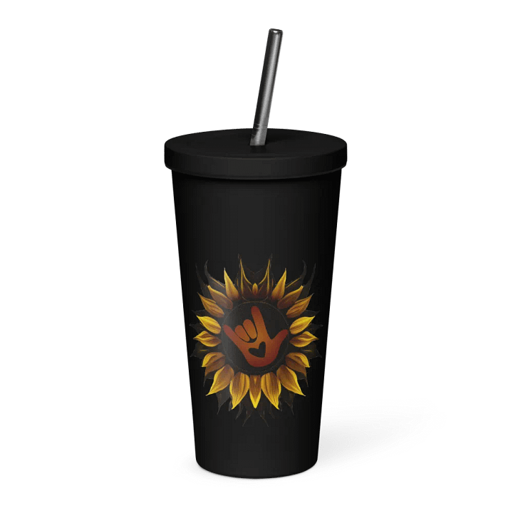 ASL Love Sunflower Insulated Tumbler product image (1)