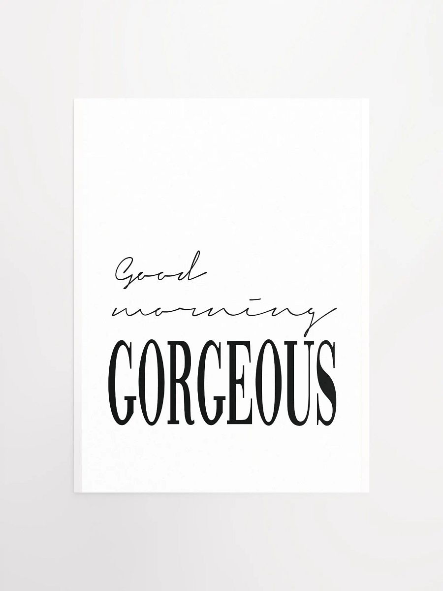 Good morning Gorgeous typography design product image (3)