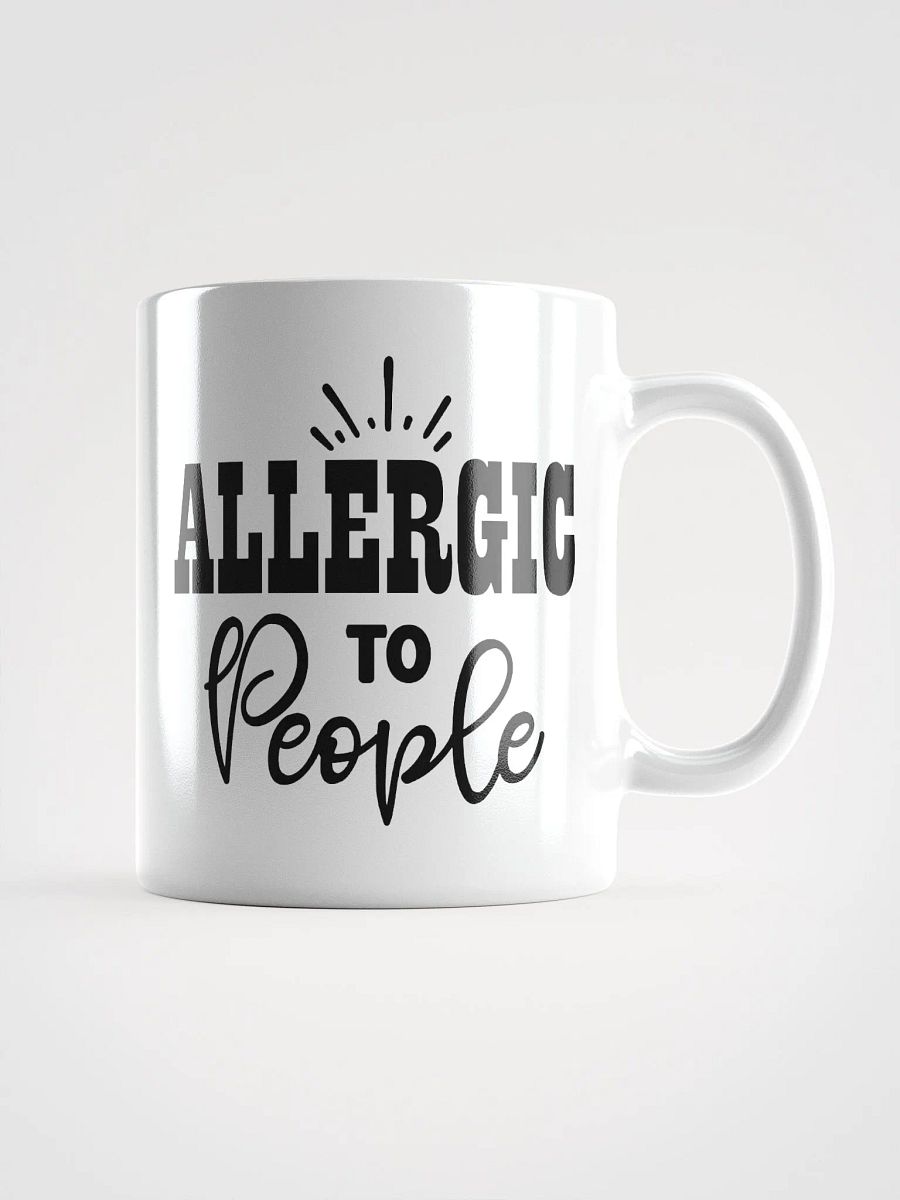 Allergic To People Glossy Mug product image (1)
