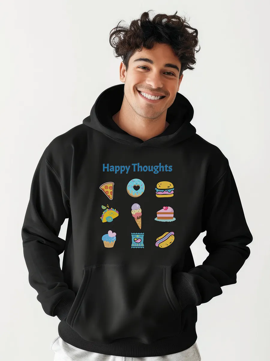 Happy Thoughts - Don't Judge Me - Junk Food - Gildan Classic Hoodie product image (4)