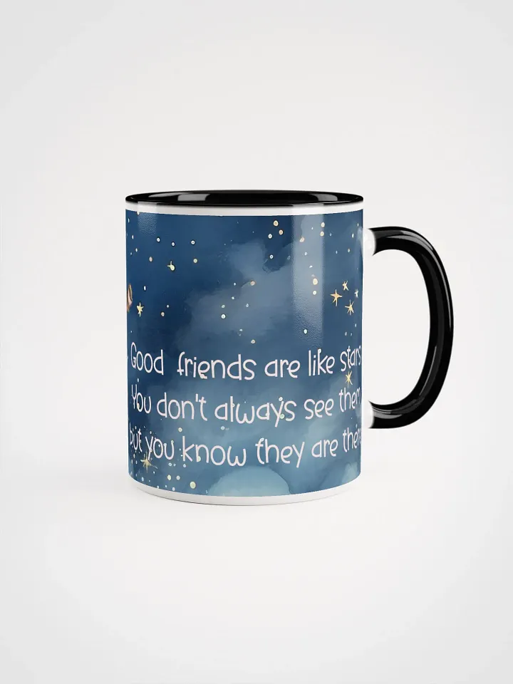 Good Friends Are Like Stars Mug | Celestial-Themed Drinkware | Friendship Quote product image (1)