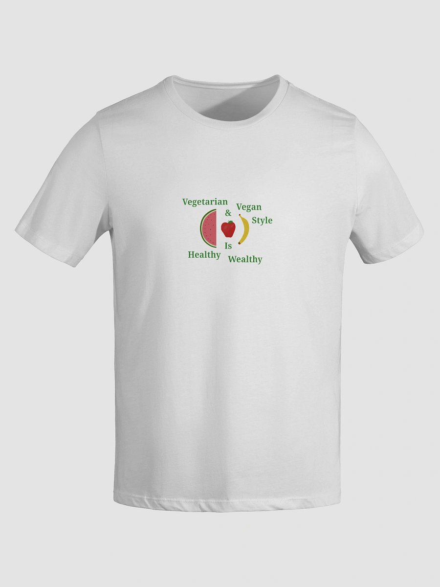 Healthy & Wealthy Vegetarian Style T-Shirt product image (7)