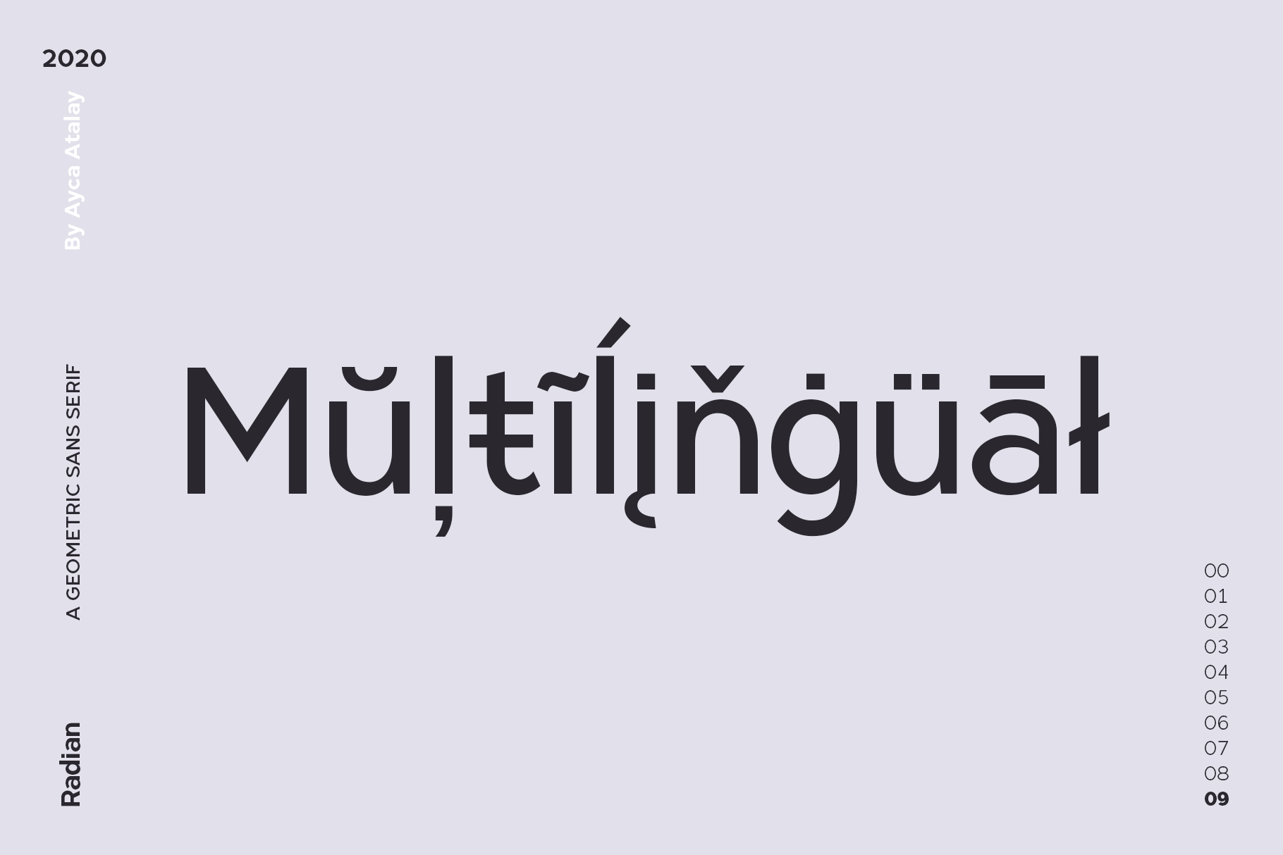 Radian | A Geometric Sans Serif Typeface product image (7)