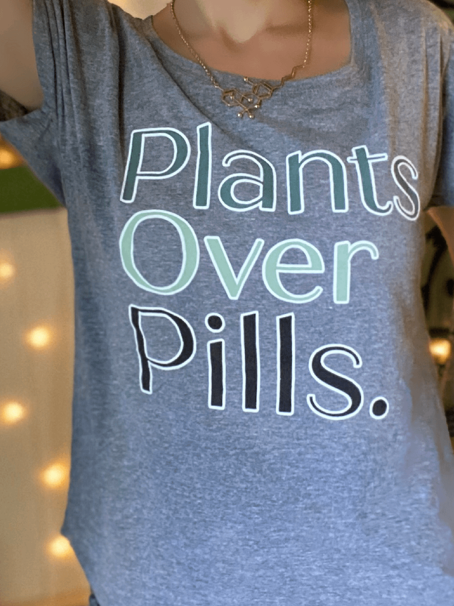 Plants Over Pills Women's Dolman Tee product image (1)
