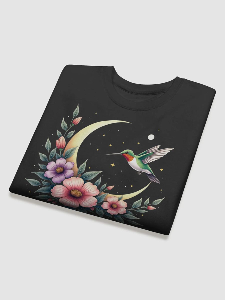 Celestial Hummingbird with Moon and Floral Bloom Design product image (4)
