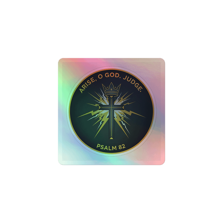 Arise, O God. Judge. (Psalm 82) Sticker product image (1)