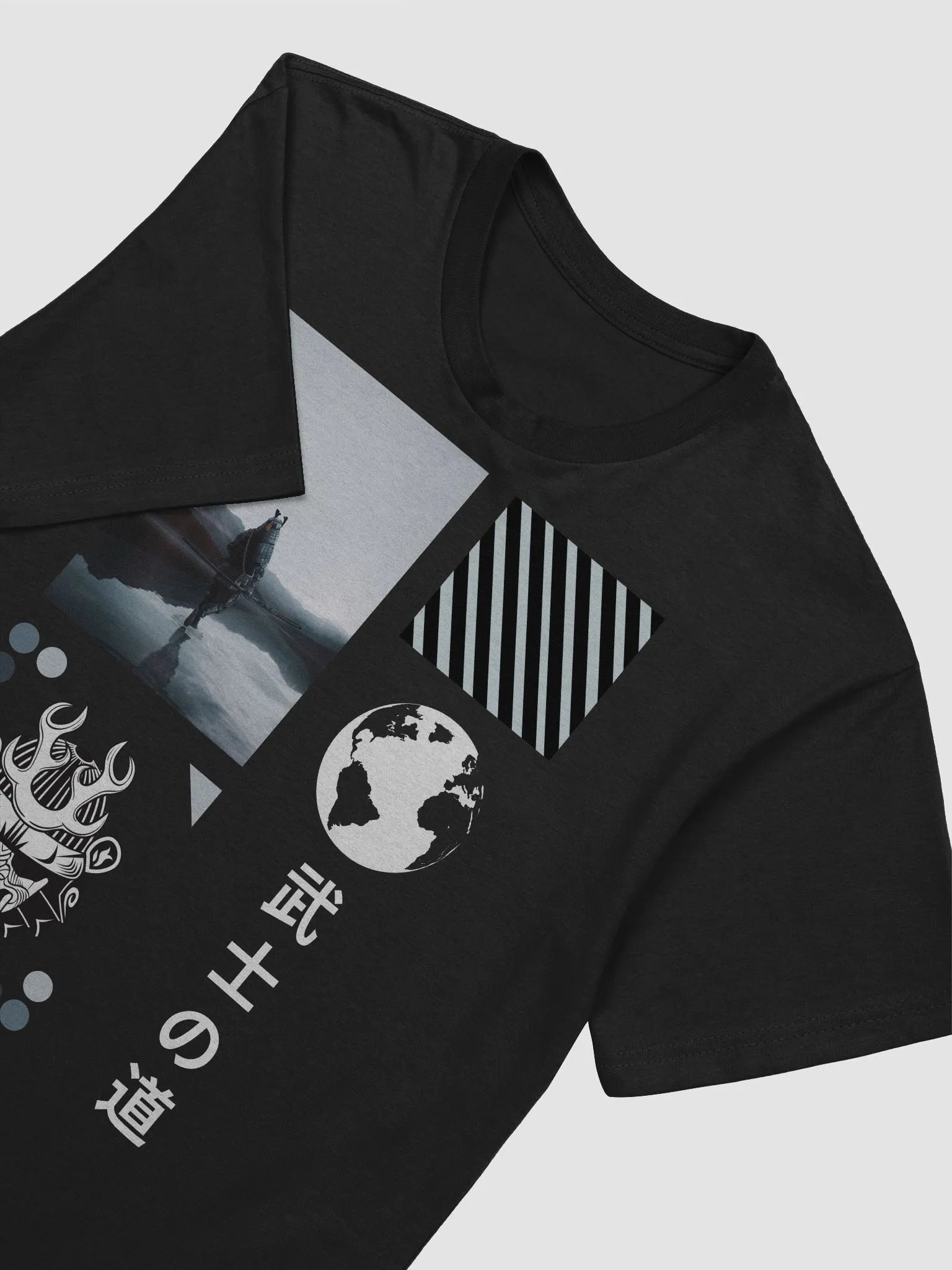 Samurai on lake T-shirt product image (8)