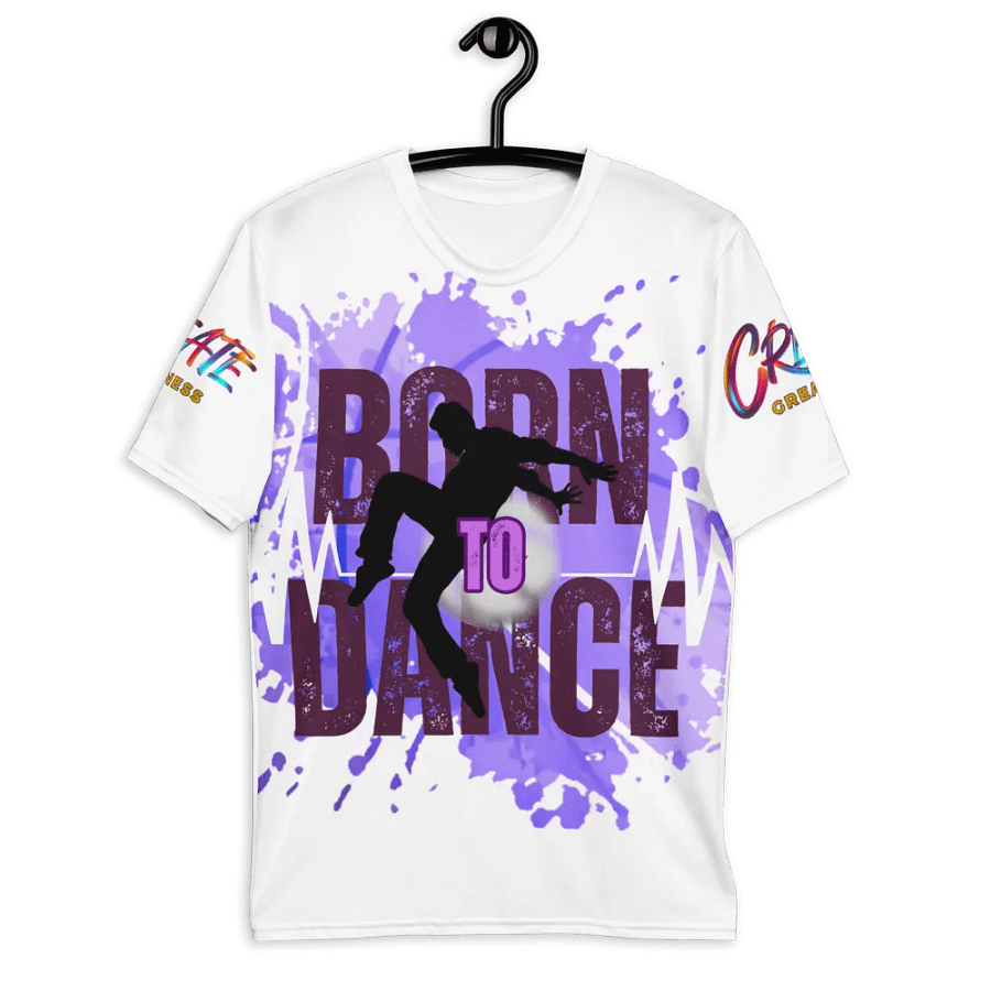 Born to Dance His Silhouette Dynamic Huge Print T-Shirt product image (10)