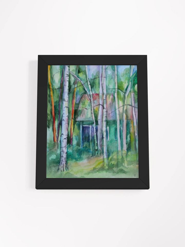 Serene Birch Forest Framed Poster - Birch Forest product image (3)