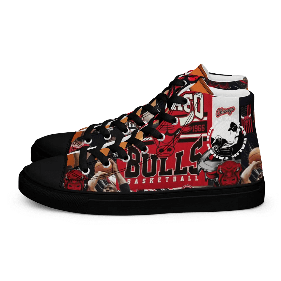 Buhay Tuklas Chicago Bulls Men's High Top Canvas Shoes product image (4)