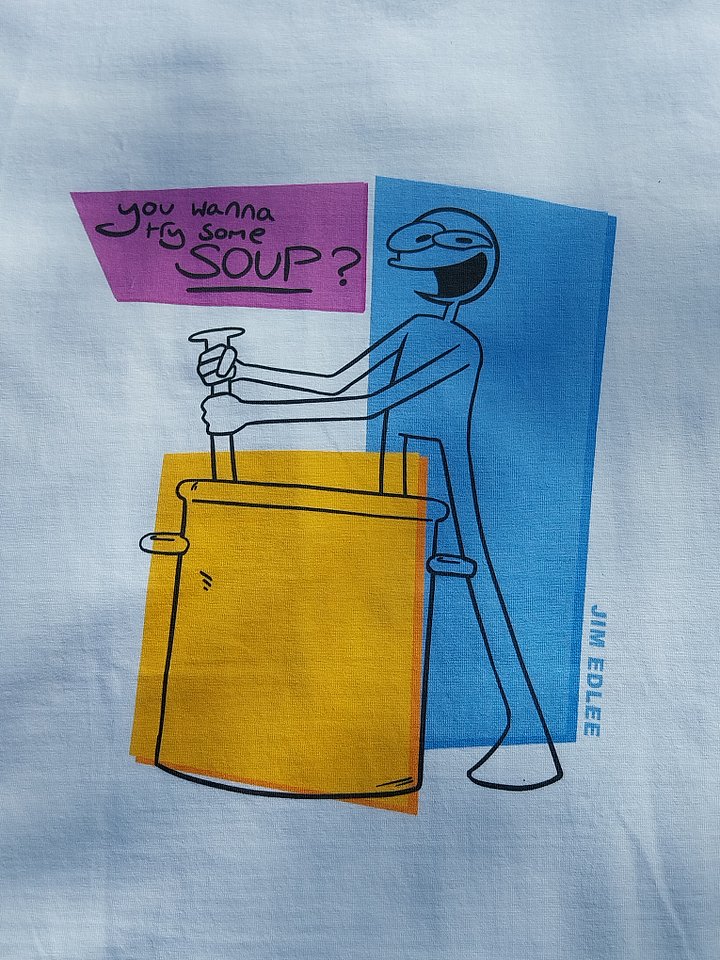 Blue Guy NO SOUP T-Shirt product image (2)