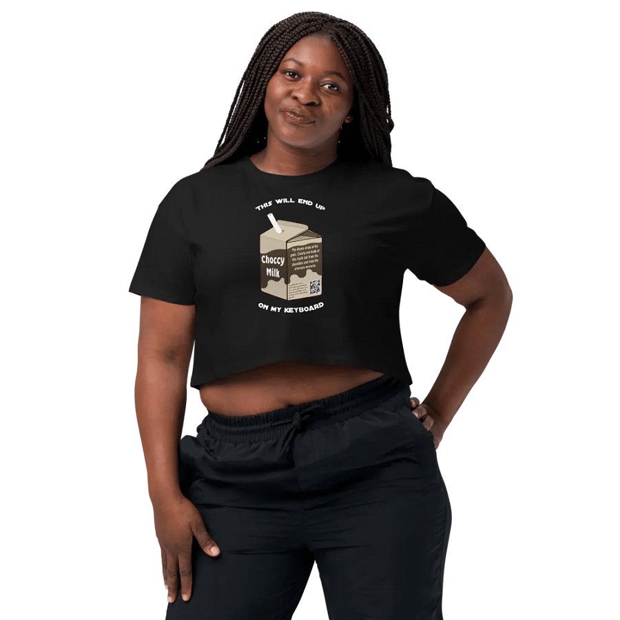 Choccy Milk Crop Top product image (9)