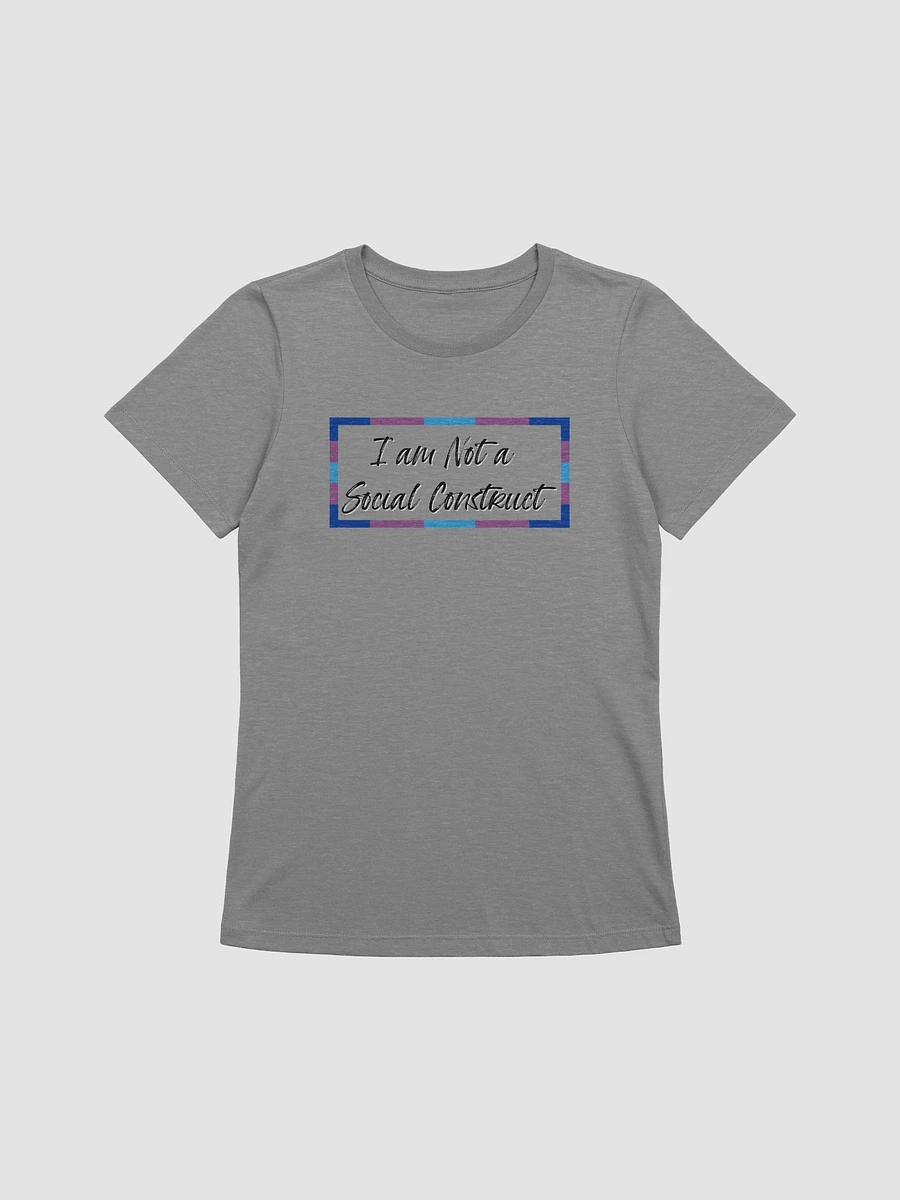 I am Not a Social Construct (lg) (wt) - Bi - Women's Relaxed Fit T product image (3)