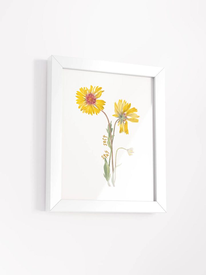 Stay Soft | Yellow Flower Botanical Wall Art product image (36)