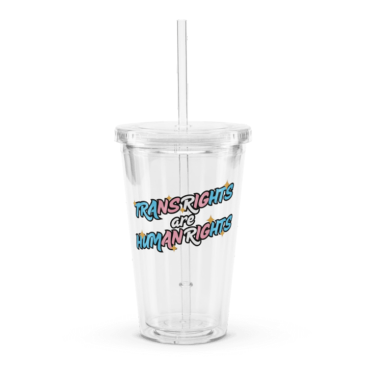 TRANS RIGHTS ARE HUMAN RIGHTS! Tumbler product image (1)