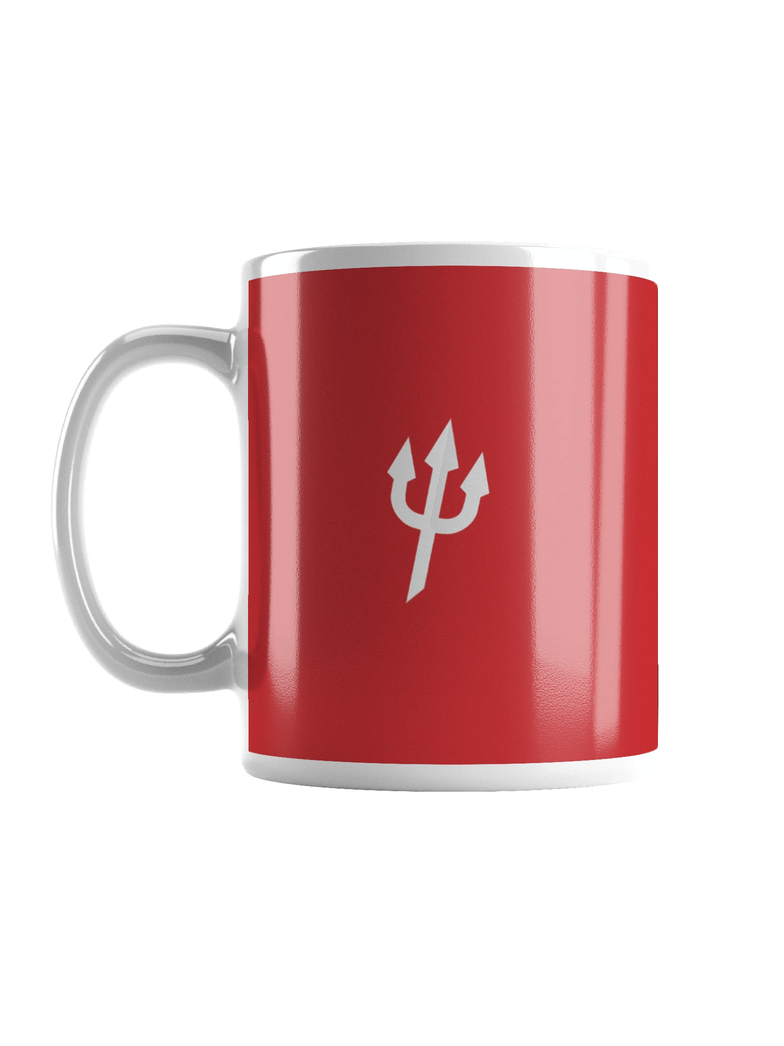 Trident Red Glossy Mug product image (3)