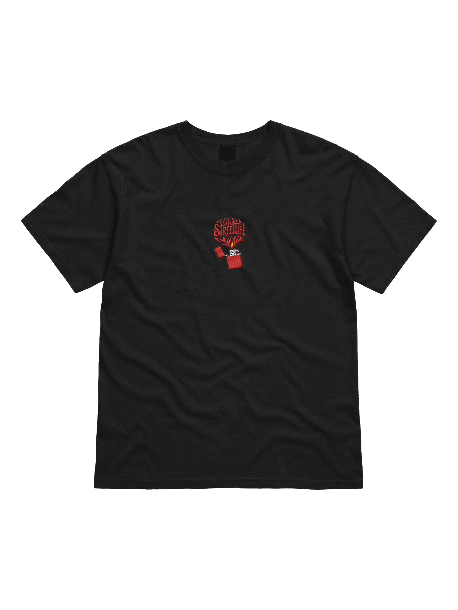 Streetlife Flame Lighter Illustration T-Shirt product image (1)