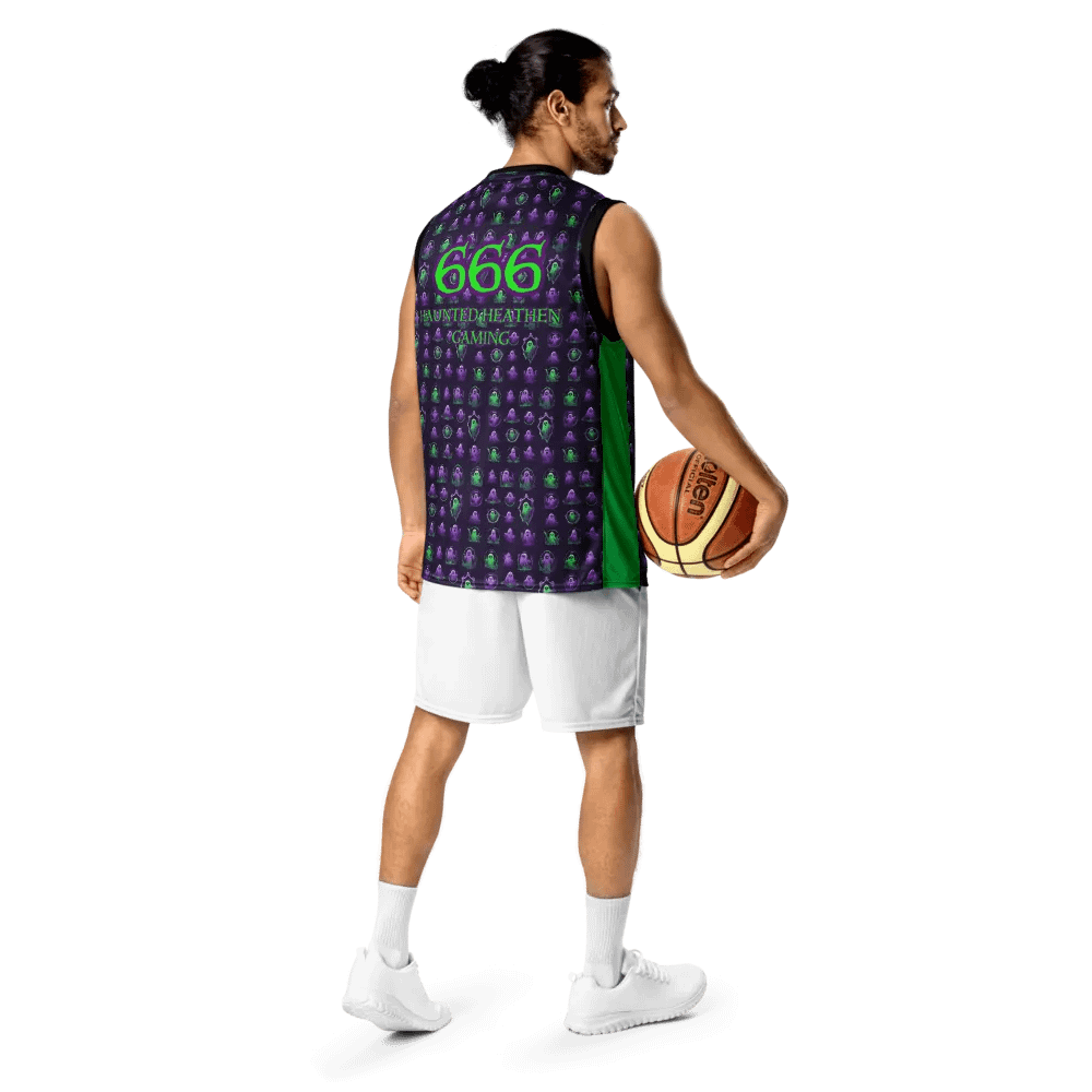 Haunted Heathen 666 Basketball Jersey product image (11)