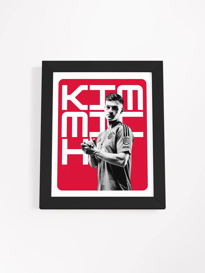 Joshua Kimmich BW Bayern Munich Name Art Framed Print product image (1)