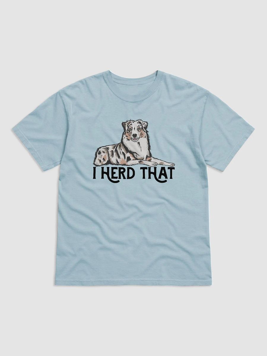 I Herd That | T-Shirt for Australian Shepherd (Blue Merle) Dog Owners product image (9)