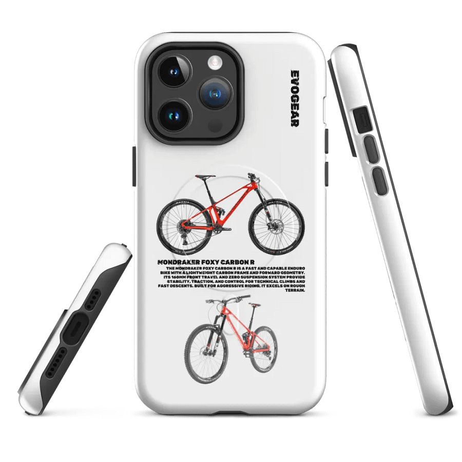 White Mondraker Foxy Carbon R iPhone MagSafe Case product image (4)