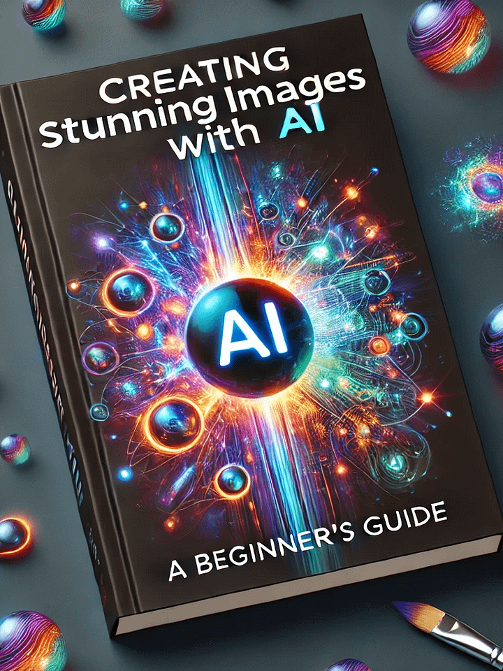 Creating Stunning Images with AI : A Beginner's Guide product image (1)