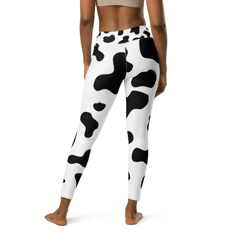 Chic Cow Print Leggings – Trendy & Comfortable for Every Occasion product image (2)