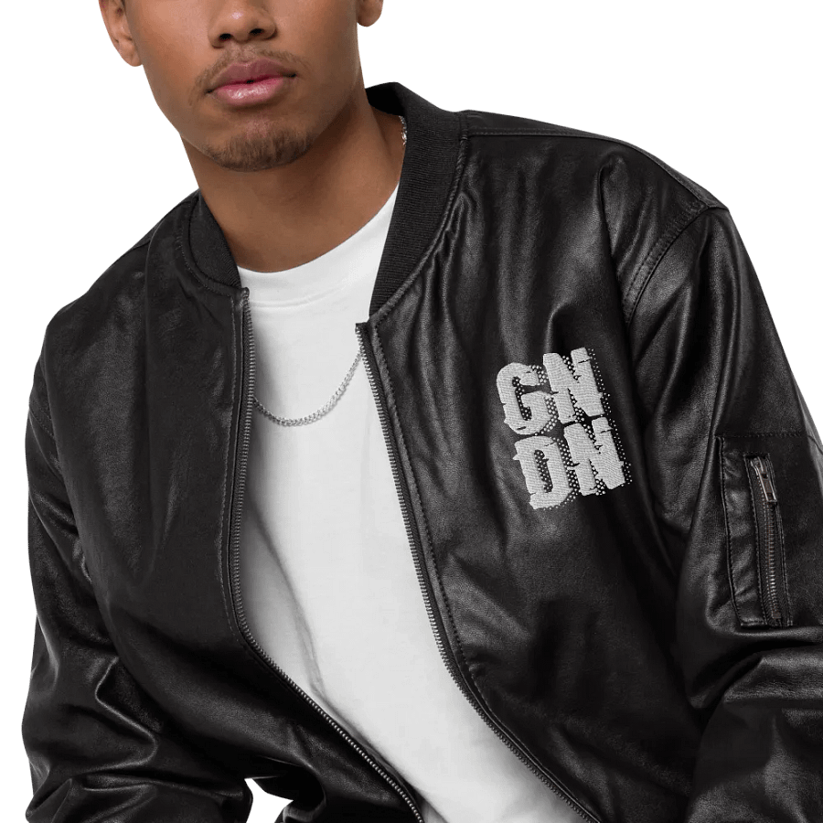 GNDN Leather Bomber Jacket product image (7)